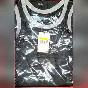 Jordan Jersey Dress Black/Grey/Red Sz L Women NWT
